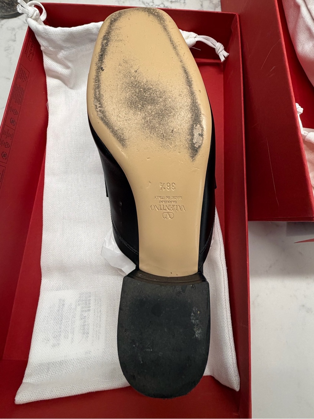 Valentino Garavani VLOGO Kiltie Loafter Mule - Picture 4 of 10